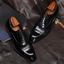 Мужская официальная обувь; Кожаные Туфли-оксфорды для мужчин; свадебные Мужские броги; офисная обувь; мужская обувь на шнуровке; zapatos de hombre 2024 - купить недорого