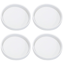 4 pacotes de molde de silicone grande diy redondo, diâmetro 3.94 tamanhos/10cm, moldes para fundição com resina, cimento 2024 - compre barato