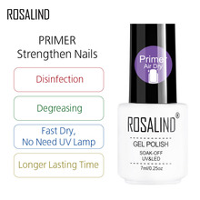 Rosalind gel polonês 1 pçs primer fortalecer unhas para gel verniz embeber fora semi permanente laca necessário superior base casaco 2024 - compre barato