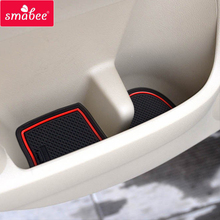 Gate slot mat For Honda CR-V CRV 2007 ~ 2011 3rd Gen CR V Cup Holders Non-slip mats Rubber Coaster accessories Car sticker 4P 2024 - buy cheap