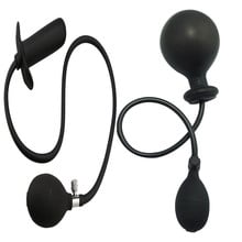 New silicone large black Pump Up air-filled inflatable bulk dildo Anal butt plug dildo Dilator sex toys for Men Woman Gay 2024 - buy cheap