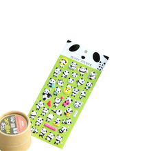 Adesivo esponja 3d panda multifuncional diy decoração papelaria adesivos 2024 - compre barato
