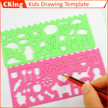 4pcs/Lot kids diy plastic picture drawing template set children's stencils for painting Free Shipping 2024 - buy cheap