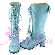 Botas de princesa dulce lolita shose loliliyoyo antina gótica lolita personalizada antina lolita an9520 borla cosplay botas 2024 - compra barato