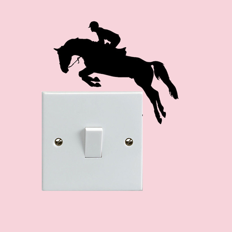 ILOKY 3d наклейки для видов номера переключатель наклейки конный спорт стикер домашнего декора гостиной наклейки для украшения 2022 - купить недорого