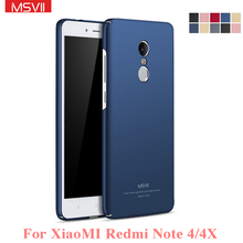 Чехол для Xiaomi Redmi Note 4x, MSVII брендовый чехол для Xiaomi Redmi Note 4, жесткий чехол из поликарбоната с эффектом потертости, чехол для Xiaomi redmi note 4 pro 4x, чехол 2024 - купить недорого