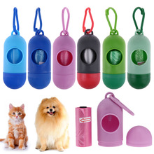 Dog Pooper Dispenser with Bags Bone Pill Shape Pooper Scoopers Cleaning Bags Pet Grooming Products For Dogs Cats 2024 - buy cheap