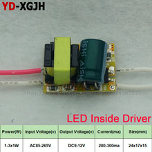 1-3X1W AC220V lamp power supply constant current 300mA IC lighting transformer isolation built-in LED driver input for DIY bulb 2024 - buy cheap