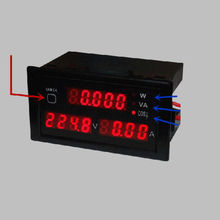 AC 110V - 220V Digital LED 100A watt power meter volt amp Ammeter Voltmeter +CT 2024 - buy cheap