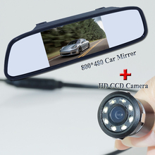 170 Degree Car Styling 2016 Reverse Camera With Monitor Car Rear View Camera Car Mirror Monitor Car Accessories CCD New 2024 - buy cheap