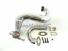 New King Motor Steel THOR Tuned Pipe Fits 1/5 Scale HPI Baja 5B SS 5T 2.0 Rovan free shipping 2024 - buy cheap