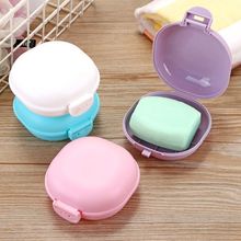 SFVEFVD Portable Soap Dishes with Lid Bathroom Dish Plate Case Home Shower Travel Hiking Holder Container Soap Box 5 Colors 2024 - buy cheap