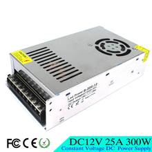 Universal DC Regulada 12 V fonte de alimentação 25A 300 W LEVOU Driver para luz de Tira exibição AC110-220VVoltage Transformador AC para DC12V 2024 - compre barato