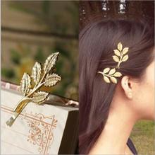 European Retro Sen Hair Accessories Athena Olive Branch Hair Clips Beautiful Bride Tiara Tree Leaf Clips 2024 - buy cheap