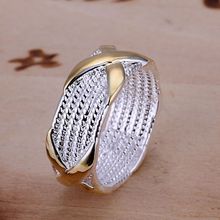 Wholesale Silver plated ring, Fashion jewelry, Dichroic X Ring  SMTR013 2024 - buy cheap