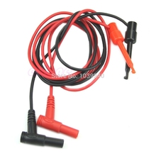 1Pair Banana Plug To Test Hook Clip Probe Cable For Multimeter Test Equipment Dropship 2024 - buy cheap