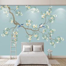 3D Wallpaper Modern Classic Flowers And Birds Photo Wall Murals Living Room Study Home Decor Self-Adhesive Waterproof 3D Sticker 2024 - buy cheap