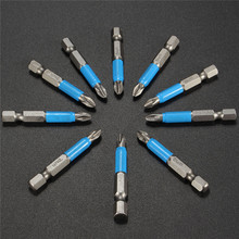 10Pcs PH2 Nylon Anti Slip Screwdriver Bit Set Bit 50mm Hex Shank Magnetic Phillips Screwdriver Electric Power Tool Accessories 2024 - buy cheap