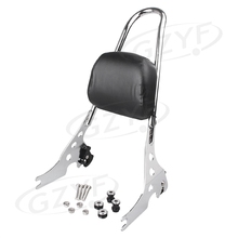 GZYF, soporte de respaldo de barra de pasajero trasero para motocicleta Harley Davidson XL883C/R XL1200R/C/S XLH883/1200, 1 unidad de cromo 2024 - compra barato