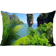 Custom Phang Nga Pillowcase Bedroom Home Office Decorative Pillow Cover  Fabric Rectangle Zipper Pillow Cases 40x60CM,50X75CM 2024 - buy cheap