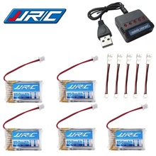 Оригинальный аккумулятор JJRC H20 3,7 V 150mAh для JJRC H20 Syma S8 M67 U839 RC Quadcopter Запчасти 3,7 V Lipo батарея + зарядное устройство с 5 отверстиями 3,7 v 2024 - купить недорого