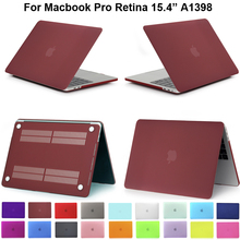 Capa protetora fosca para macbook pro, retina 15 a1398, capa, macbookpro 15.4, bolsa para retina, macbook15,4 2024 - compre barato