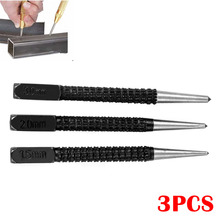 3pcs/set Non Slip Center Punch Set Alloy Steel  3/32" Metal Wood DIY Marking Tool 2024 - buy cheap