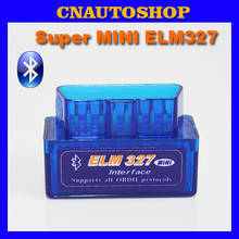 New V2.1 Blue Super MINI ELM327 Bluetooth ELM 327 OBD2 / OBDII Auto Diagnostic Scanner Tool FREE SHIPPING 2024 - buy cheap