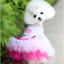 Pet Clothes Fashion Spring Summer Lace Princess Wedding Dress for Chihuahua Small Dogs and Cats Pet Supplies Free Shipping 2024 - buy cheap