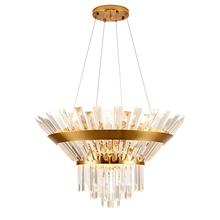 Luxury round crystal lamp living room chandelier restaurant lamp designer creative villa Nordic personality lamps 2024 - buy cheap