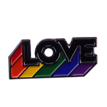 Rainbow love badge LGBT gay pride pin beautiful art jewelry Valentine gift 2024 - buy cheap