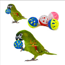 Pet Parrot Toy Bird Hollow Bell Ball For Parakeet Cockatiel Chew Fun Cage Toys 2024 - buy cheap