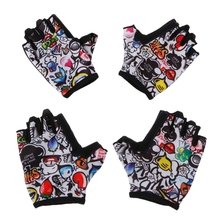 Kids Cycling Gloves Half Finger Breathable Skate Riding Anti Slip Outdoor Sports  Cycling Gloves 2024 - buy cheap