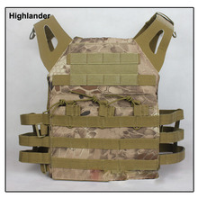 Highlander MOLLE vest carrier Airsoft vest carrier Paintball harness Molle Tactical vest with EVA inserts plates 2024 - buy cheap