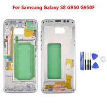 High Quality Middle Frame Housing Chassis For Samsung s8 s8 plus G950 G955 Cover Plate Phone Repair Parts Replacement 2024 - buy cheap