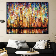 canvas paintings wall decor art prints building on canvas art poster home art decor modern art abstract painting no frame 2024 - buy cheap