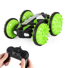2.4G RC Car  4WD Waterproof Off Road Racing Climbing Truck Remote Control Amphibious Stunt Car Toy 360' Rotation With LED Light 2024 - buy cheap