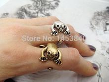 Anillos de rana chapados en cobre y bronce para hombre y mujer, joyería de animales, regalo, venta al por mayor 2024 - compra barato