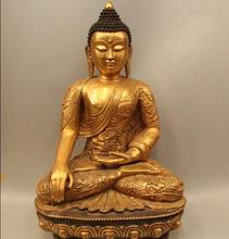 free 29" Tibet Tibetan Buddhism Bronze Dragon Shakyamuni Amitabha Buddha Statue fast 2024 - buy cheap