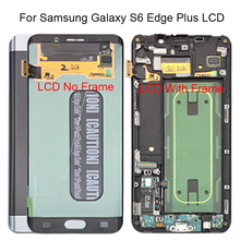 ЖК-дисплей с сенсорным экраном и дигитайзером в сборе для Samsung Galaxy S6 Edge Plus G928 G928F SM-G928F, замена 100% протестирована 2024 - купить недорого