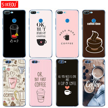 Silicone Cover phone Case for Huawei Honor 10 V10 3c 4C 5c 5x 4A 6A 6C pro 6X 7X 6 7 8 9 LITE coffee time 2024 - buy cheap