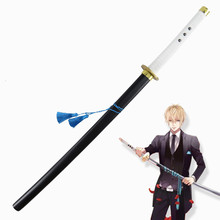 Anime Sengoku Cosplay Props Uesugi Kenshin Cosplay Wooden Sword Weapons Stage Performance Props Halloween Party Prop 2024 - buy cheap