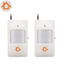 433MHz Wireless PIR Detector Motion Sensor Detector Security Accessory for GSM PSTN Home Alarm~2pcs/lot 2024 - buy cheap