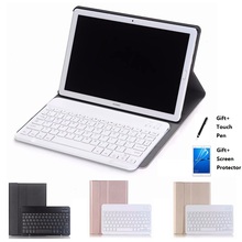 Leather Case Keyboard  for Huawei MediaPad M6 M5 10 10.8 T3 9.6 T5 10.1 Cover Tablet Case for Huawei Pro 10.8 10.4 V6 2024 - buy cheap