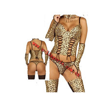 Большая распродажа, Леопардовый пятнистый корсет для женщин с нижней одеждой 2024 - купить недорого