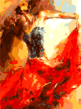 Best Pictures DIY Digital Oil Painting Paint By Numbers Christmas Birthday Unique Gift Dancing woman  Q797 2024 - buy cheap