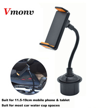 Vmonv Car Water Cup Spaces Tablet Car Stand Holder for IPAD Air Mini Samsung Tablet Stand Mount for 6-10.5 Inch iPhone X Phone 2024 - buy cheap