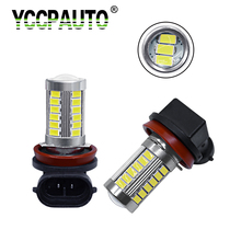 Yccpauto-lâmpadas led para farol de neblina, luz branca, 12v, para nevoeiro, lâmpadas automotivas, 9005/hb3/9006/hb4/h8/h11, 2 unidades 2024 - compre barato