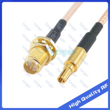 RP-SMA female to CRC9 male connector with 20cm 8in RG316 RG-316 and RF Coaxial Pigtail Jumper High Quality cable tanger Low Loss 2024 - buy cheap