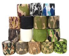 100 Roll U Pick 4.5M*5CM Waterproof Outdoor Camo Hiking Camping Hunting Camouflage Stealth Tape Wraps 2024 - buy cheap